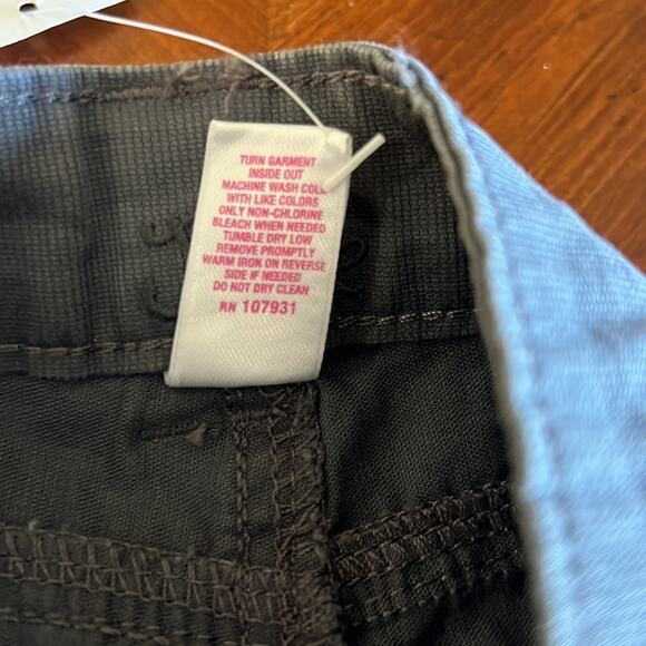 Justice Girls 12 Slim Gray Capri Pants NWT - Picture 7 of 10